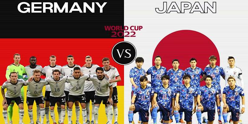Thông tin trận Đức vs Nhật Bản